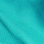 Teal Flat Back Dimple Mesh Fabric	