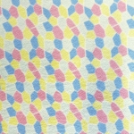 Geometric Pastel Fleece Fabric