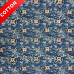 United States Coast Guards Grate Cotton Fabric