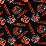 Cincinnati Bengals NFL Fleece Fabric