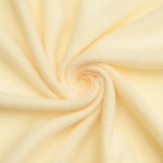 Butter Yellow Solid Anti-Pill Fleece Fabric