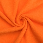 Orange Solid Anti-Pill Fleece Fabric