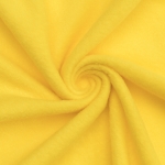 Canary Yellow Solid Fleece Fabric