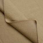 Khaki Polyester Sweatshirt Fleece Fabric