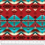 Cody Copper Native American Fleece Fabric