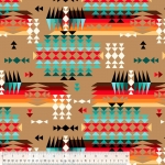 Mountain Pass Native American Fleece Fabric