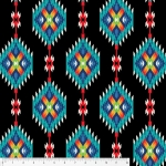 Sanctuary Black Native Fleece Fabric