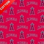 Los Angeles Angels MLB Cotton Fabric