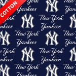 New York Yankees MLB Cotton Fabric