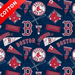 Boston Red Sox MLB Cotton Fabric