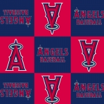 Los Angeles Angels MLB Fleece Fabric