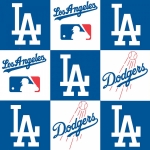 Los Angeles Dodgers MLB Fleece Fabric