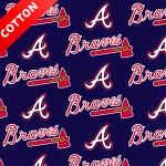 Atlanta Braves MLB Cotton Fabric