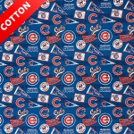 Chicago Cubs MLB Cotton Fabric