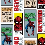 Disney Marvel Spiderman Comic Fleece Fabric