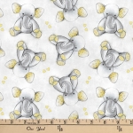 Sleepytime Elephants Fleece Fabric