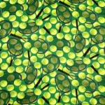 Tennis Allover Fleece Fabric
