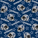 Dallas Cowboys Allovers NFL Fleece Fabric