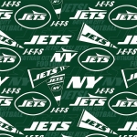 New York Jets NFL Fleece Fabric